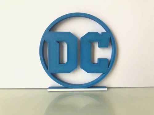 DC Comics Bullet Spin Logo Display Text Stand 1977-2005 2005-2012 2012-2016 2016 - Picture 8 of 9