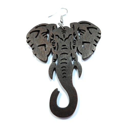 TB große Elefanten afrikanische Tiere Laser geschnitten Holz Modeschmuck Ohrhänger - Bild 33 von 33