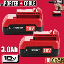 2PACK18V Lithium Ion Battery for Porter Cable 18 Volt PC18B PC18BL PC18BLX Tool