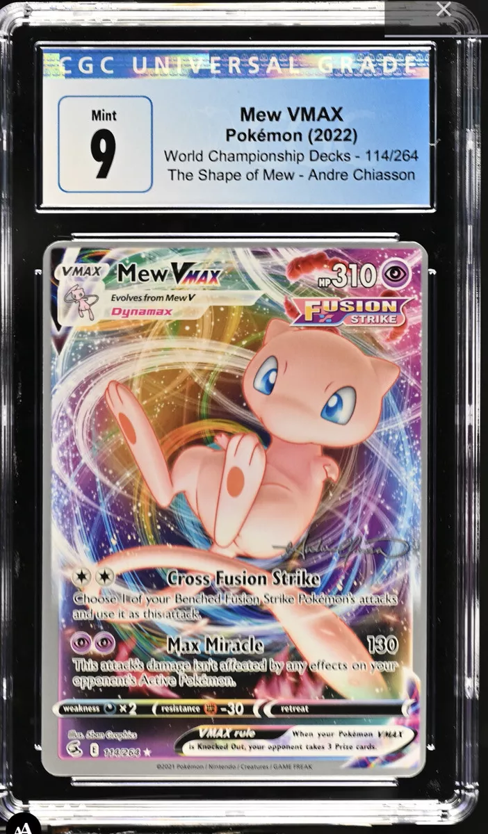 Mew VMAX CGC 9.5 114/264 - Pokemon Graded Cards » Fusion Strike - Graded  Power