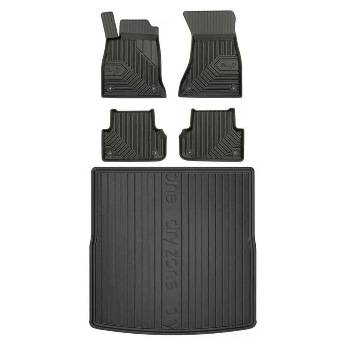 Motolux Tappetini Auto In Velluto Per Audi A4 B9 - Set Anteriori Su Misura Con Rinforzo Antiscivolo - 4