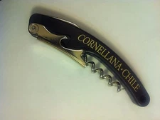 Crescent Waiter's Corkscrew Wine Opener/BLACK