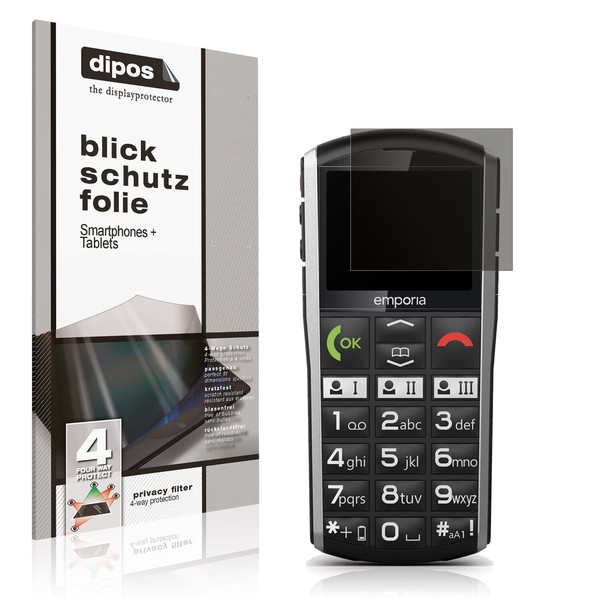 Blickschutzfolie FüR Emporia Simplicity Matt Schutzfolie Folie Display Schutz-image