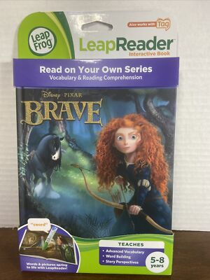 New Leapfrog Tag LeapReader Interactive Book Disney Pixar Brave 5-8 years