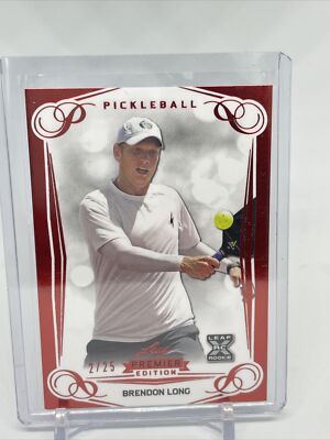 2023 Leaf Premier Edition RED Foil Brendon Long RC /25
