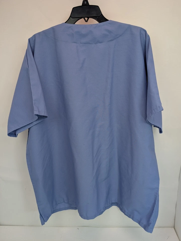 Lote de 2 Juegos Exfoliantes XXL EWC Azul Pinnacle Health Violeta Cuello en V Mezcla de Algodón Foto 3 de 4