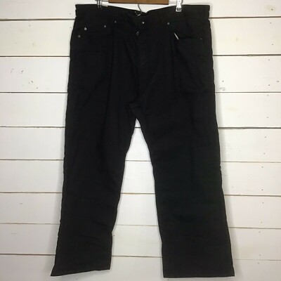 New Prana Bronson Pant Outdoor Casual Black Organic Cotton Men s 42x30