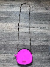 PRADA CANDY Black Pink Clutch Crossbody Bag Converted Makeup Pouch 4 Size Straps