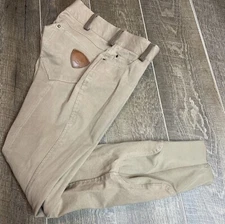Horseware Ireland Tan Patch Equestrian Breeches  30R