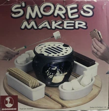New Roshco Smores Maker Fondue Set Dessert Station Indoor Outdoor