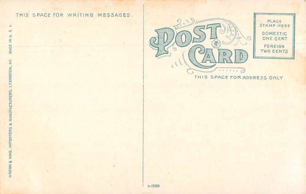 Kentucky Mountains Ox Cart  Carrying Lumber Vintage Postcard AA35873