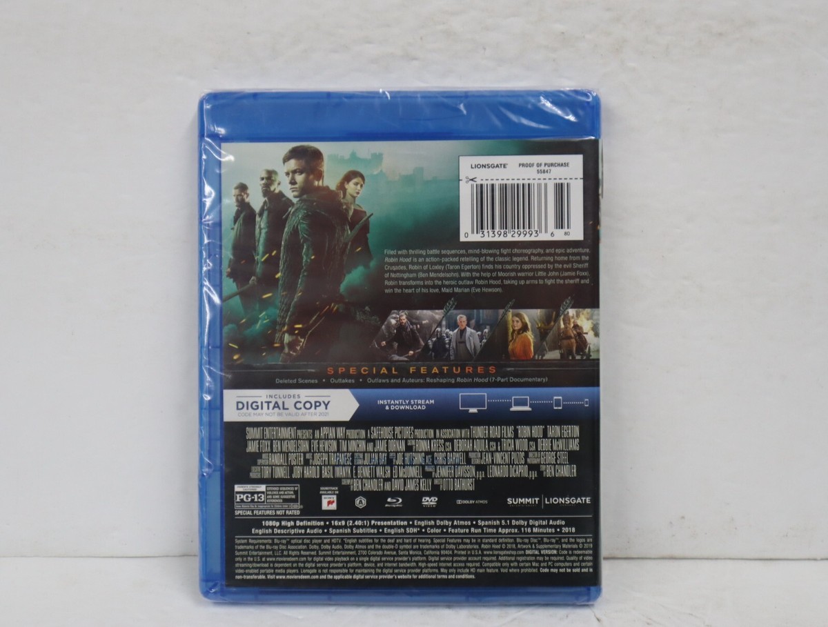 Robin Hood (Blu-ray, 2018) New/Sealed 31398299936| eBay