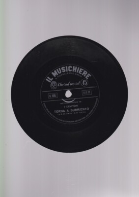 7' FLEXI CAMPIONI TORNA A SURRIENTO de curtis IL MUSICHIERE EX