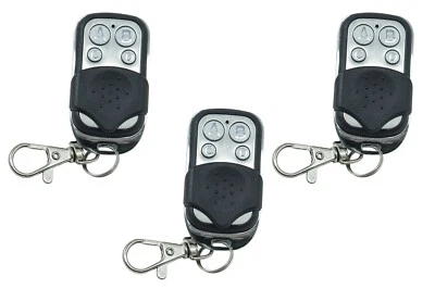 PLANET SHOP 3 Telecomandi Universali Cancello Automatico Frequenza 433,92 Mhz Codice Fisso