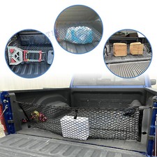 For Ram 1500 2019-up Pickup Truck Bed Heavy Duty Cargo Net Trunk Mesh Storage