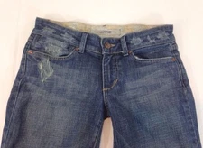 Joes Jeans Women Size 27 Boot Cut Distressed Stretch Inseam 32.5"