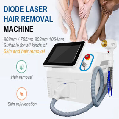 808nm Diode Laser Hair Removal Machine 755 808 1064nm Ice Hair Removal Spa
