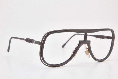 1980s vintage pilot eyeglasses ALITALIA CLASSIC 500 black glasses - Picture 8 of 13