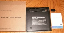 External USB CD DVD ROM Drive Player