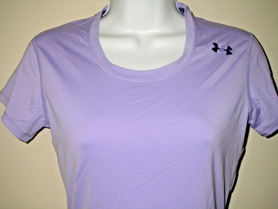 NUEVO CON ETIQUETAS MUJER UNDER ARMOUR SONIC AJUSTADO EQUIPO TÉRMICO ENTRENAMIENTO CORRER TOP SELECCIONAR TALLA   Foto 2 de 3
