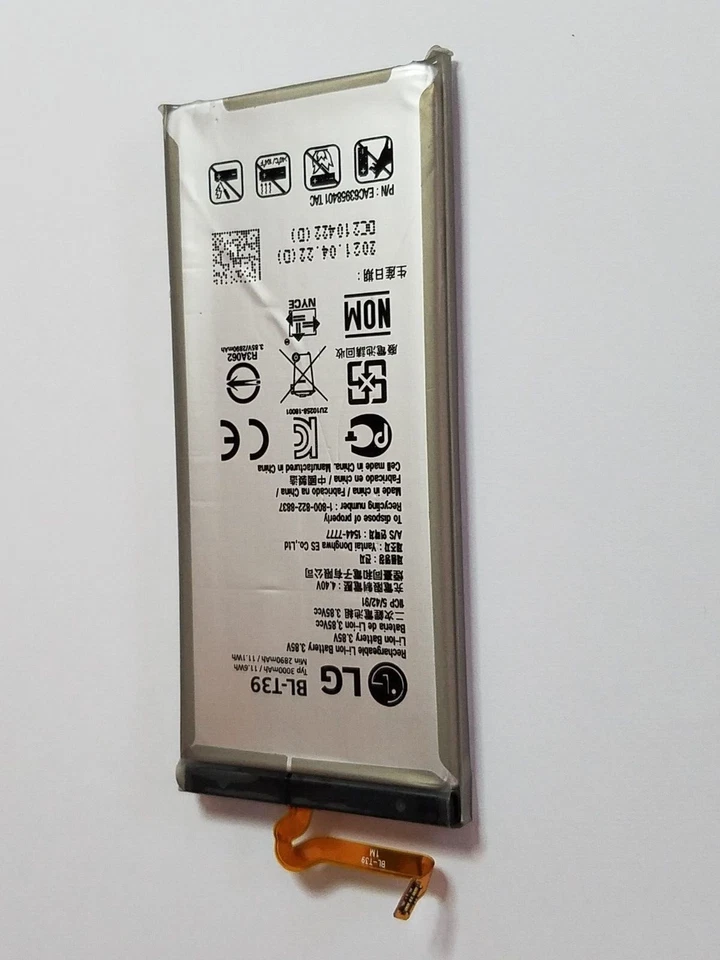 Сменный аккумулятор BL-T39 3000 мАч для TracFone LG K31 Rebel L355DL LGL355DL - Изображение 2 из 4