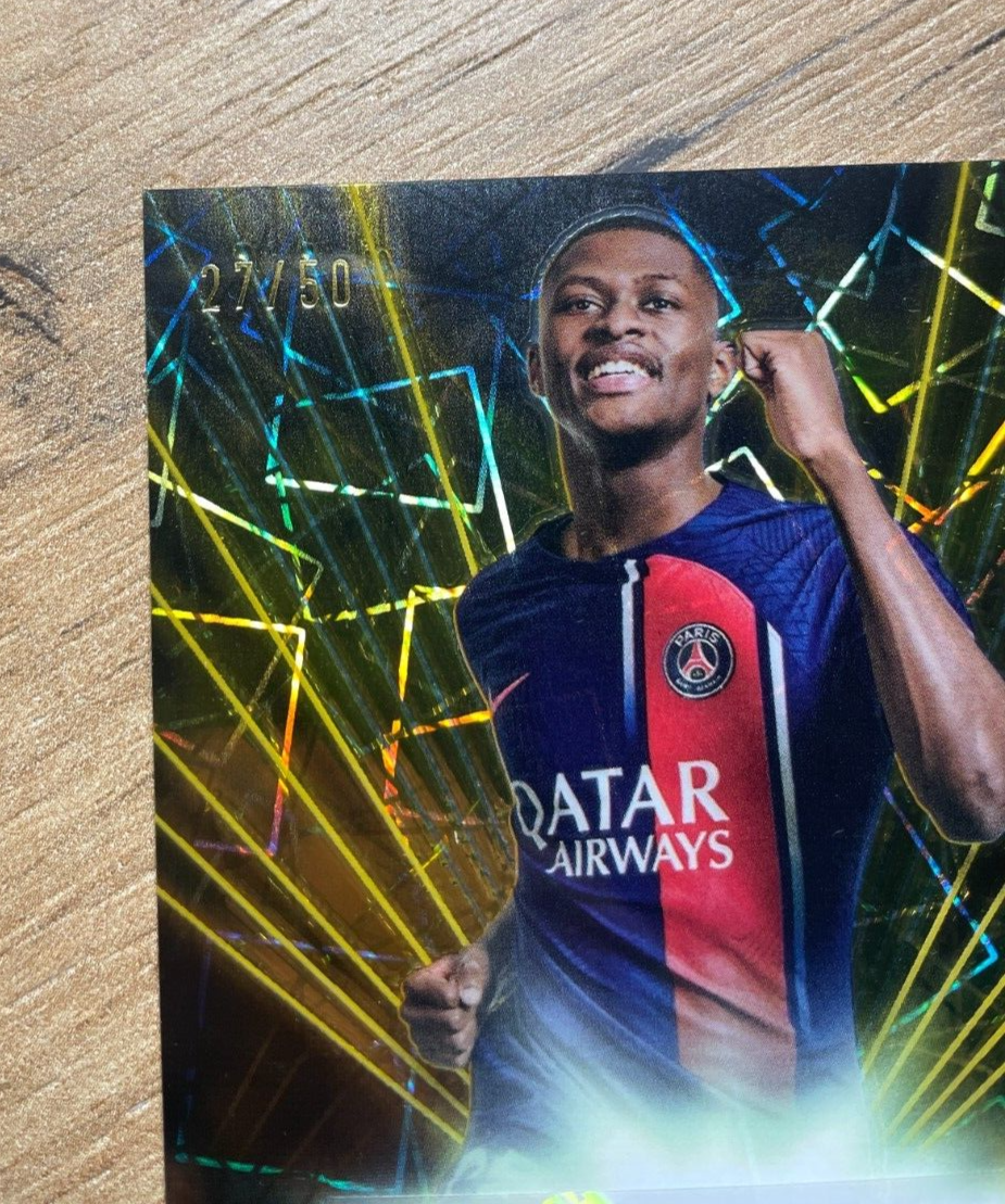 2023-24 Topps Chrome Nuno Mendes /50 Auto Black Lazer PSG | eBay 2023-24 Topps Chrome Nuno Mendes /50 Auto Black Lazer PSG | eBay