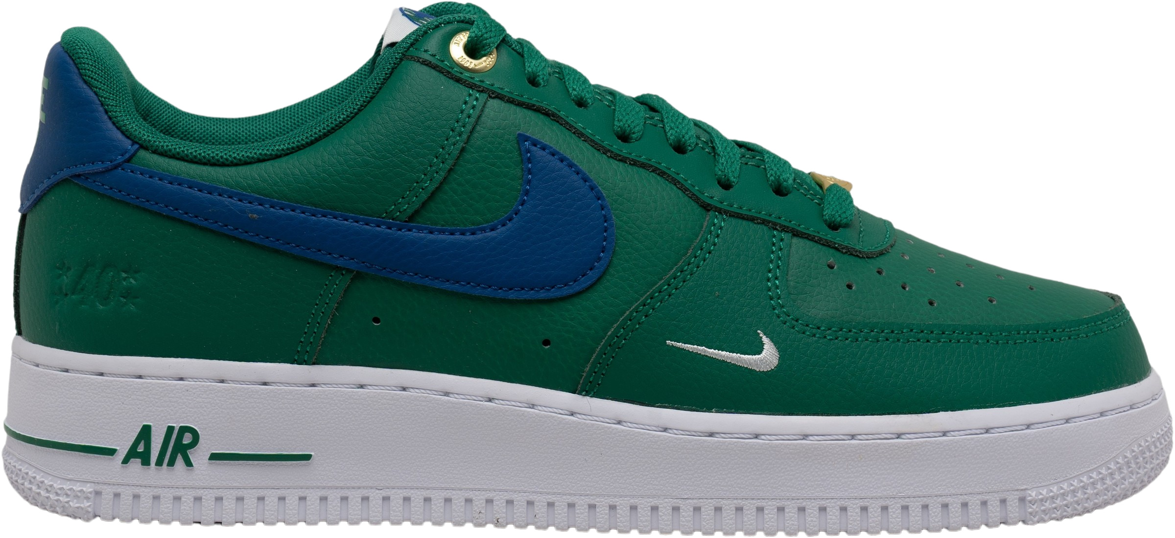 Nike Air Force 1 '07 40th anniversary sneakers in sail white and malachite  green