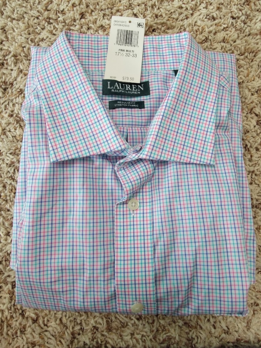 LAUREN RALPH LAUREN Men Ultra Flex Stretch Regular Fit Wrinkle Free Dress Shirt LAUREN RALPH LAUREN Men Ultra Flex Stretch Regular Fit Wrinkle Free Dress Shirt