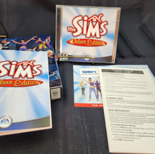 The Sims Deluxe Edition PC 2002 2 Disc Complete w Manual