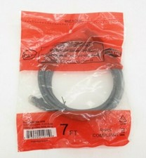 Shaxon Cat 6 Patch Cable 7ft Black 24AWG TF