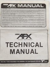 Aurora AFX Manual / Technical Manual 1976