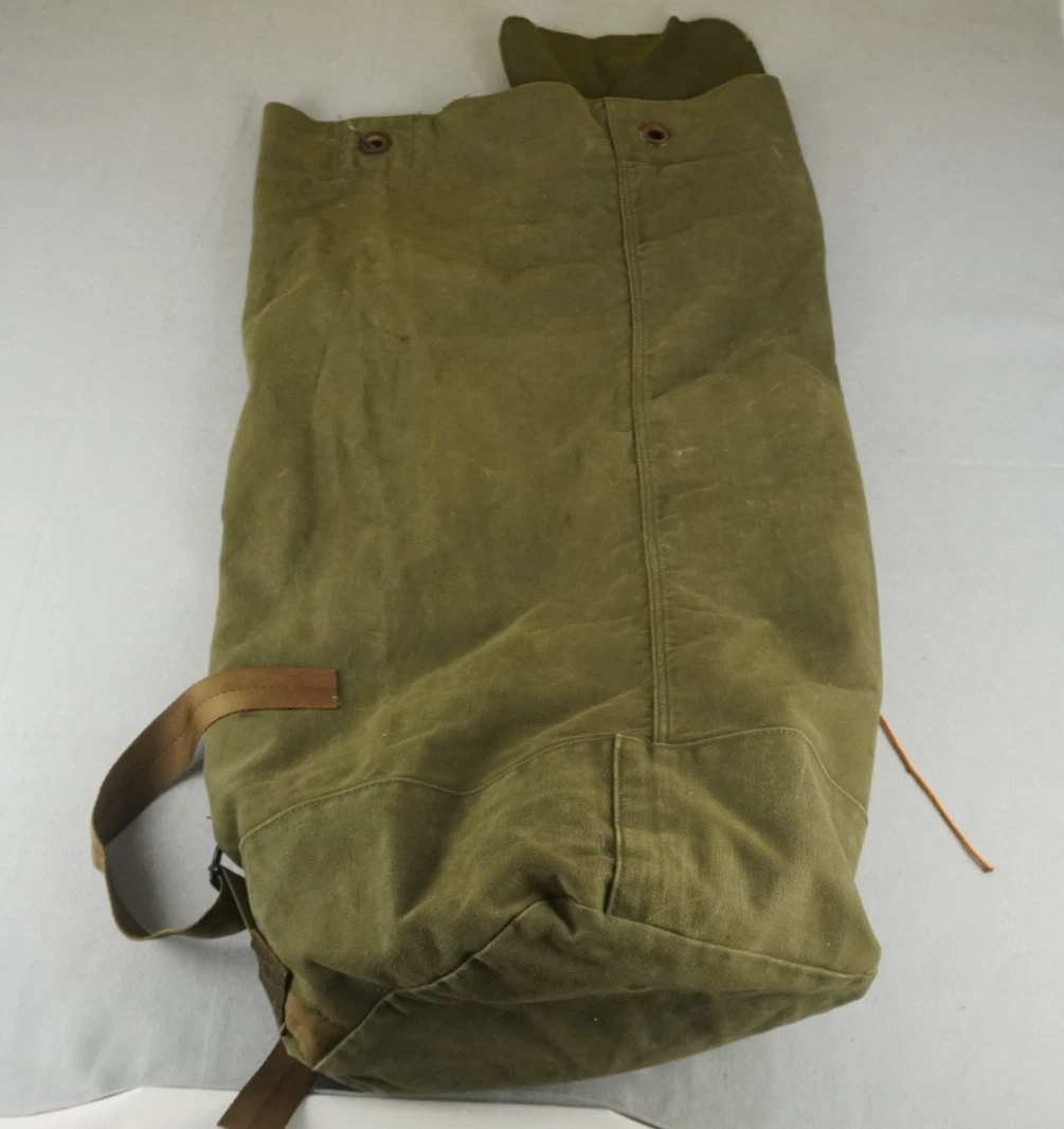 Vintage Army Duffle Bag In Collectible Military Surplus Bags