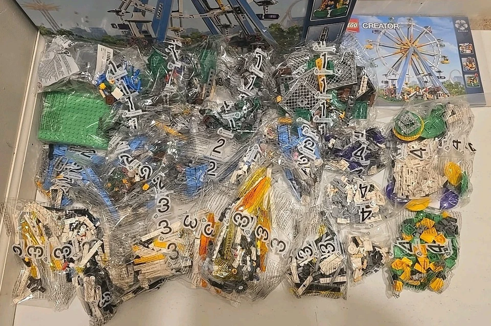 LEGO CREATOR Ferris Wheel 10247 New Open Box With Sealed Bags - Image 3 of 4