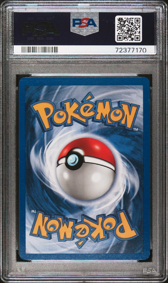 2000 Pokemon Base Set 2 Blastoise #2 Holo Rare PSA 8 w/ Nice Swirl - Image 2 of 2