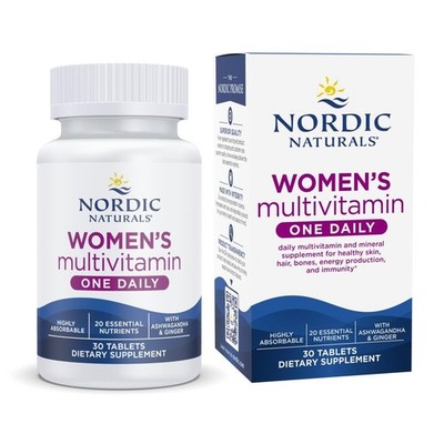 Nordic Naturals Women s Multivitamin One Daily - Skin, 1 Count (Pack of 30)
