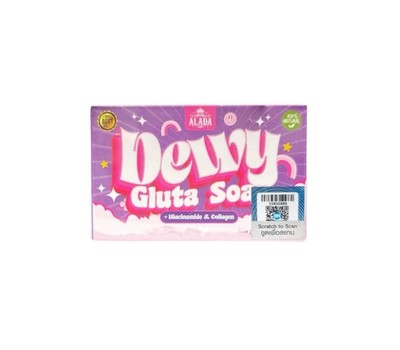 ALADA Natural Dewy Gluta Soap 70g   With Niacinamide & Collagen
