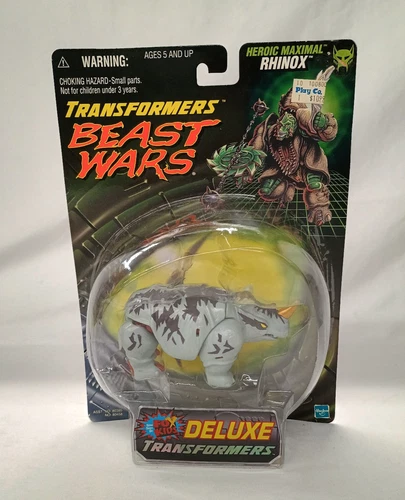 Transformers Beast Wars Rhinox Heroic Maximal Deluxe Vtg 1999 Figure NIP