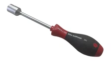 Wiha SW15 x 125mm Screwdriver Hexagonal Nut Driver with Round Blade
