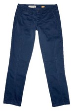 Pilcro Letterpress Hyphen Ankle Pants Womens 28 Navy Blue Cargo Low Rise Boho