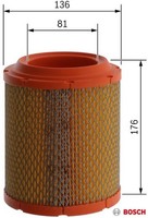 Bosch F026400413 Luftfilter Luftfiltereinsatz FüR Dodge FüR Jeep