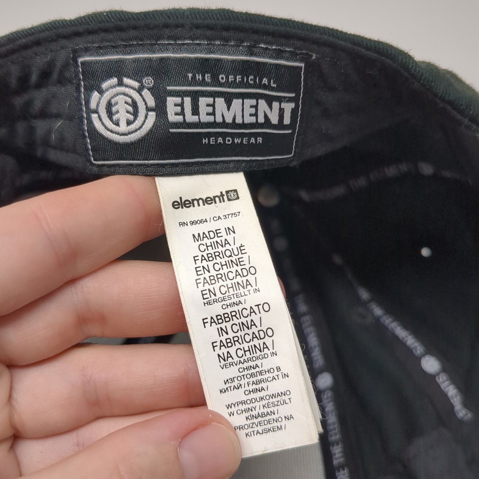 Element Snapback Cap Black One Size Adjustable Em… - image 9