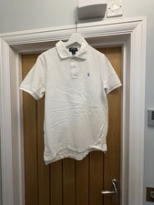 Ralph Lauren Boys White Shirt Sizes 14-16 Good Cond. Bought From Outlet Rrp £45