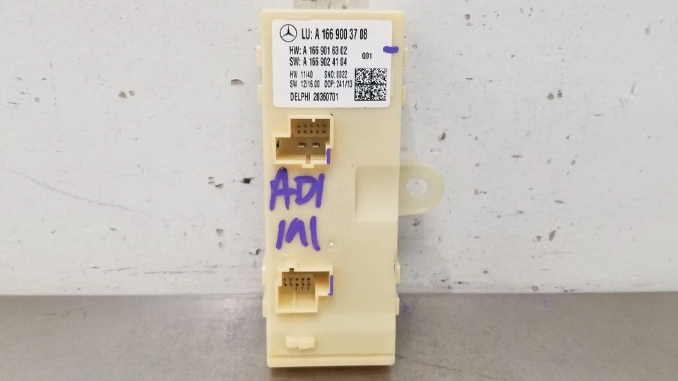 14 MÓDULO DE CONTROL DE CIERRE DE PUERTA LEVADIZA ELÉCTRICA MERCEDES BENZ ML63 AMG X166 1669003708 Foto 3 de 4