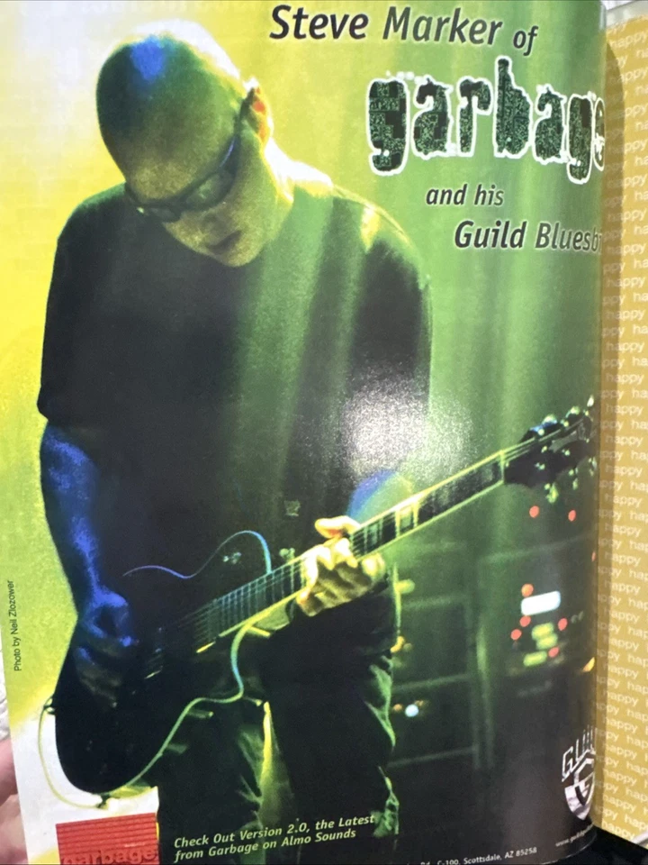 Guitar World Magazine August 1999 Limp Bizkit In 3D W/ Glasses & Poster Foto 2 de 4