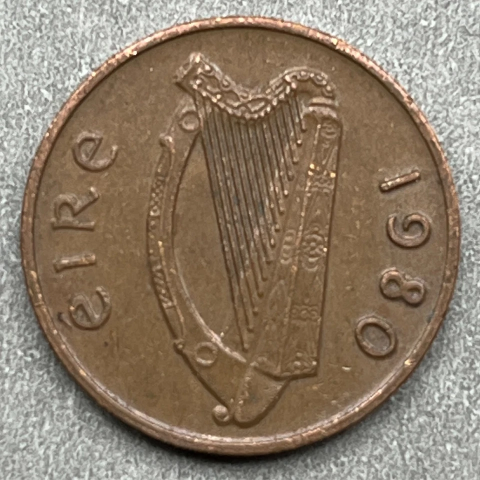 Ireland / 1 Penny / 1980 / KM#20 / World Coin / (03-0645) - Image 2 of 2