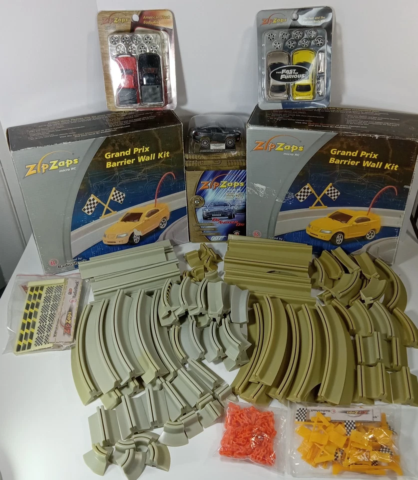 ZipZaps Micro RC Gran Premio Barrera Pared Lote, 007, Rápido y Furioso, Kit Camión Foto 2 de 4
