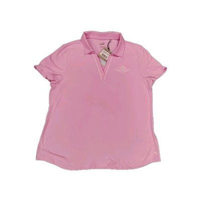 NWT PUMA Women s Cloudspun Pink Polo -Indianapolis Motor Speedway- Size L $89