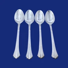 Retroneu CENTURY Stainless 18-0 All Glossy - Set of 4 Teaspoons 6 1/4'