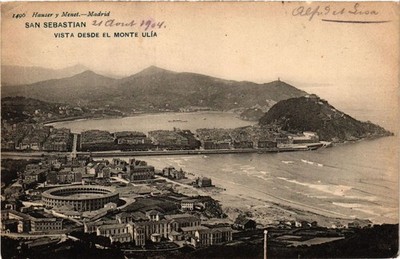 CPA SPANIEN SAN SEBASTIAN - Vista desde el Monte Ulia (304537)