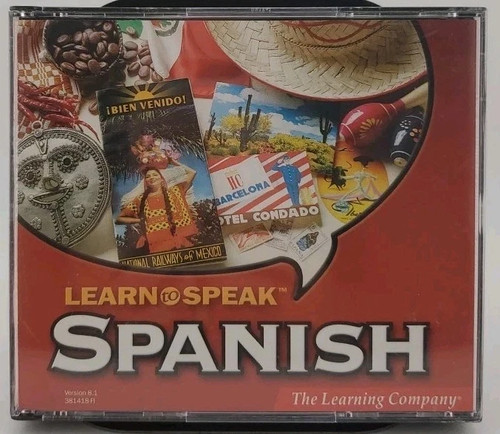 THE LEARNING COMPANY-LEARN TO SPEAK SPANISH 8.1 (6 CD SET)